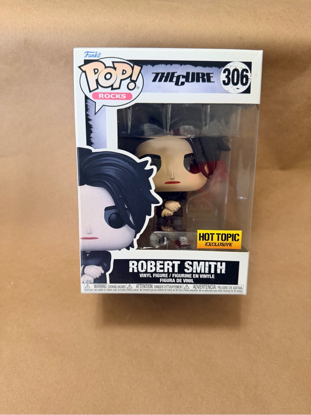 Funko Pop! The Cure Robert Smith Vinyl Figure - Black, White